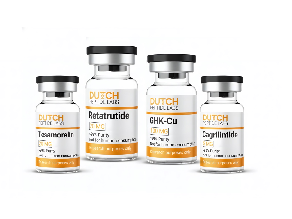 Flesjes van Dutch Peptide Labs