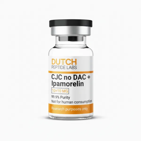 CJC-1295 + Ipamorelin Blend research peptide vial from Dutch Peptide Labs