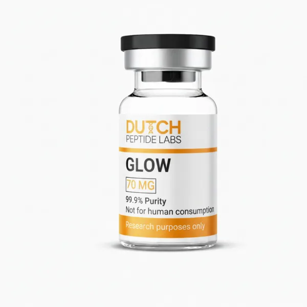 GLOW Blend research-grade peptide blend vial